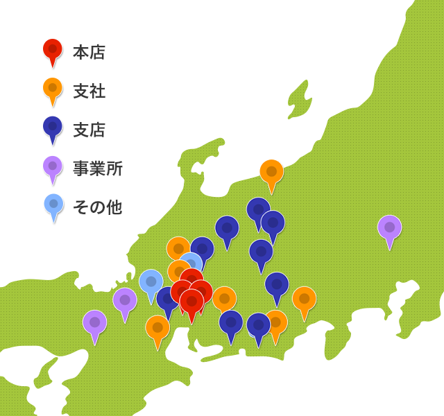 事業所一覧マップ