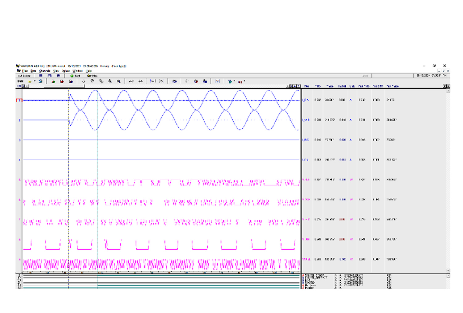 オシログラフの解析